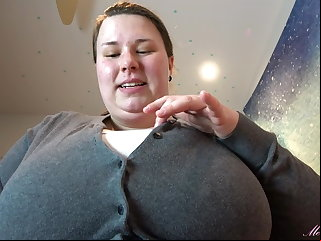 Canadian Massively Busty BBW rides your cock POV – Teaser